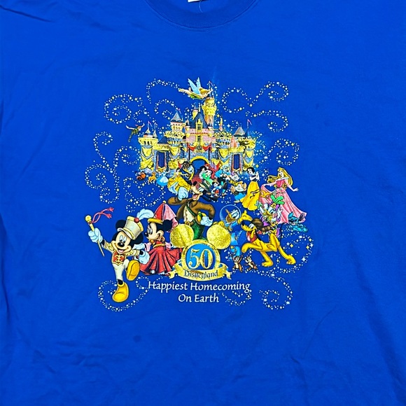 Vintage y2k 2005 Disneyland 50th anniversary Mickey Mouse t-Shirt - Picture 2 of 5